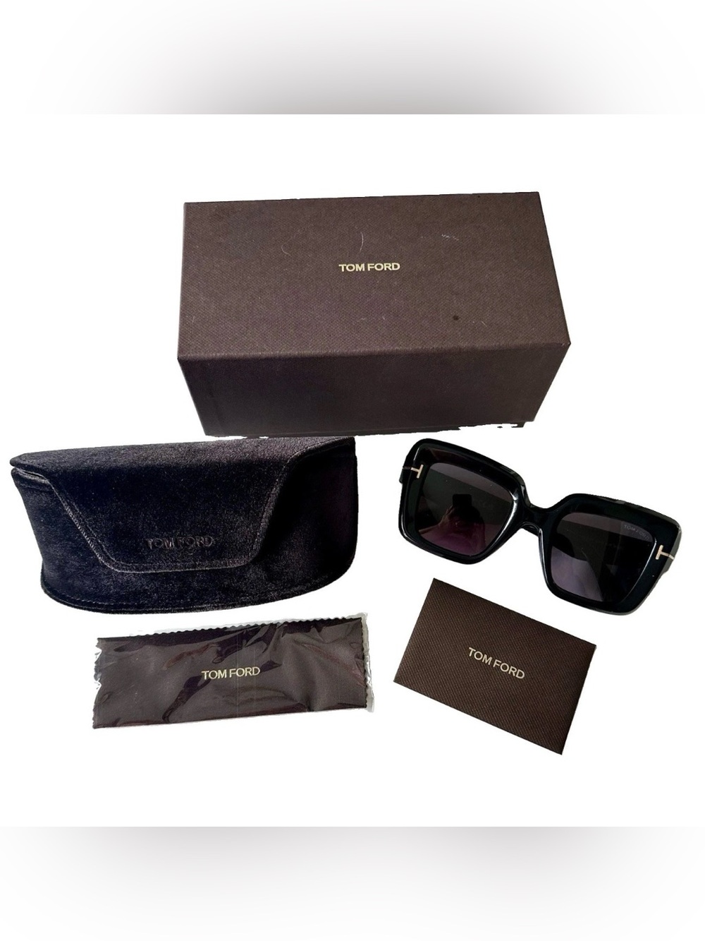 Tom Ford TF 1157 01A Esme Sunglasses NEW & 100% AUTHENTIC